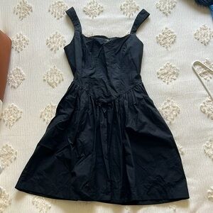 Women's Corset Mini Dress - A New Day Black XS Black